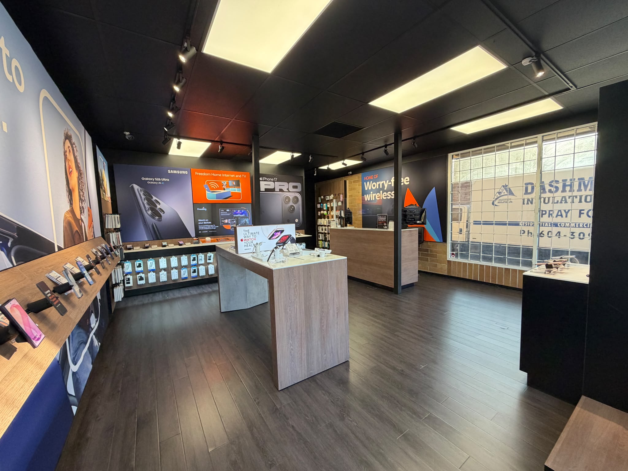 Inside Fraser Highway store